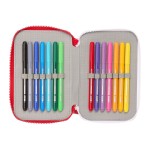 Penar Triplu Sevilla Fútbol Club Roșu 12,5 x 19,5 x 5,5 cm 36 Piese