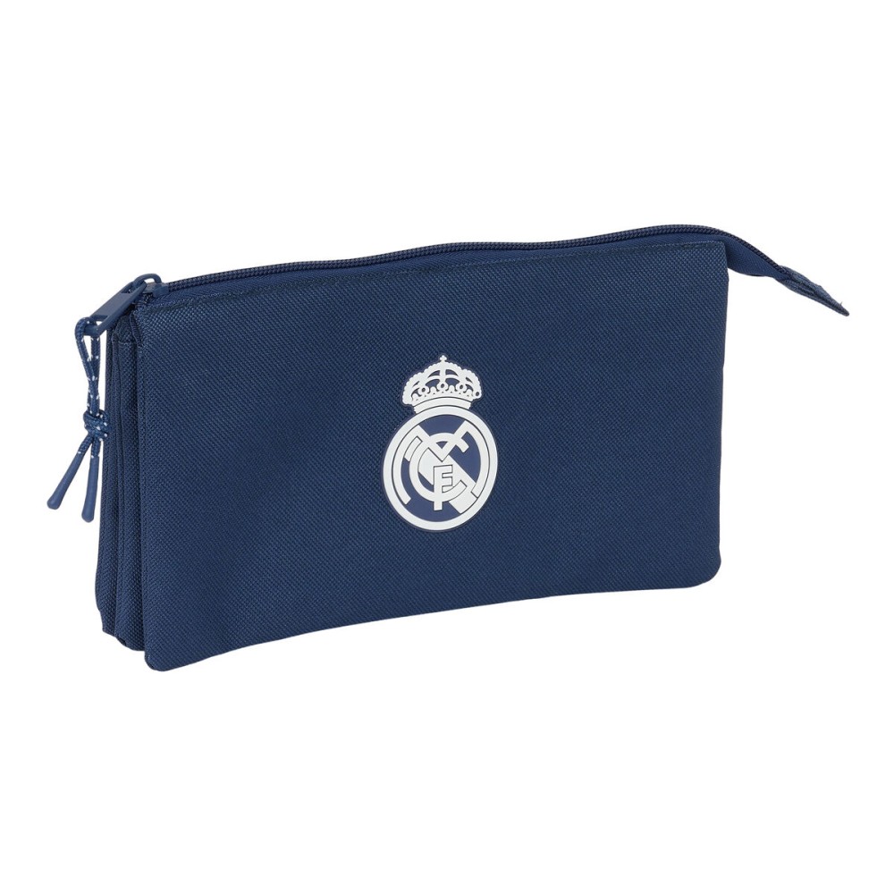 Penar triplu Real Madrid C.F. Bleumarin 22 x 12 x 3 cm