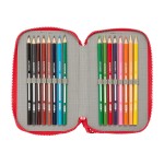 Penar Triplu Atlético Madrid Roșu 12,5 x 19,5 x 5,5 cm 36 Piese