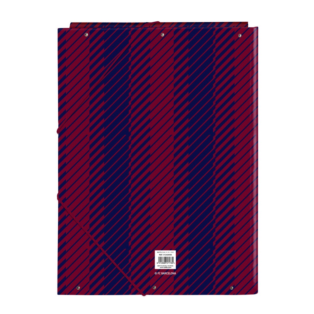 Dosar tip clasor F.C. Barcelona 24/25 Castaniu Bleumarin A4 26 x 33.5 x 2.5 cm