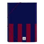 Dosar tip clasor F.C. Barcelona 24/25 Castaniu Bleumarin A4 26 x 33.5 x 4 cm