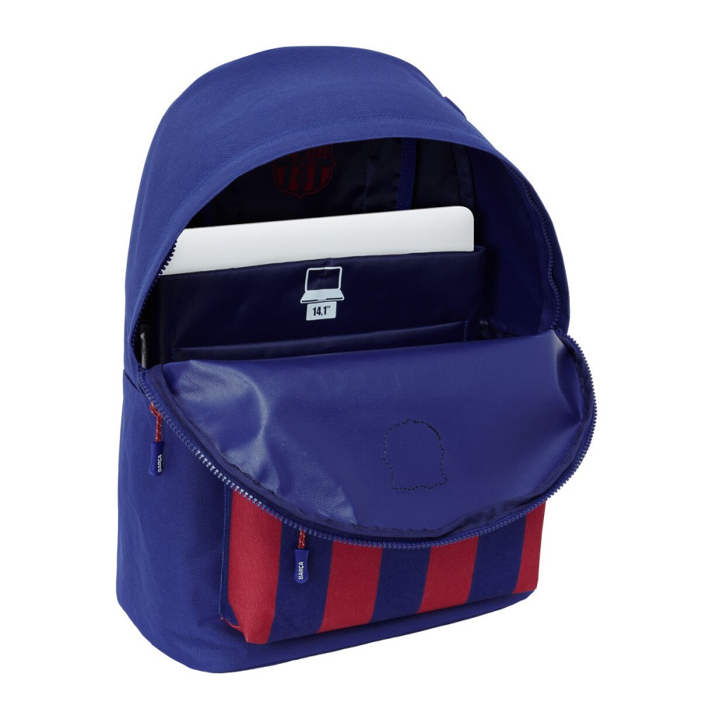 Rucsac pentru Laptop F.C. Barcelona 24/25 Castaniu Bleumarin 31 x 41 x 16 cm 14,1"