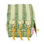 Penar triplu Mufasa Verde Bej 21,5 x 10 x 8 cm