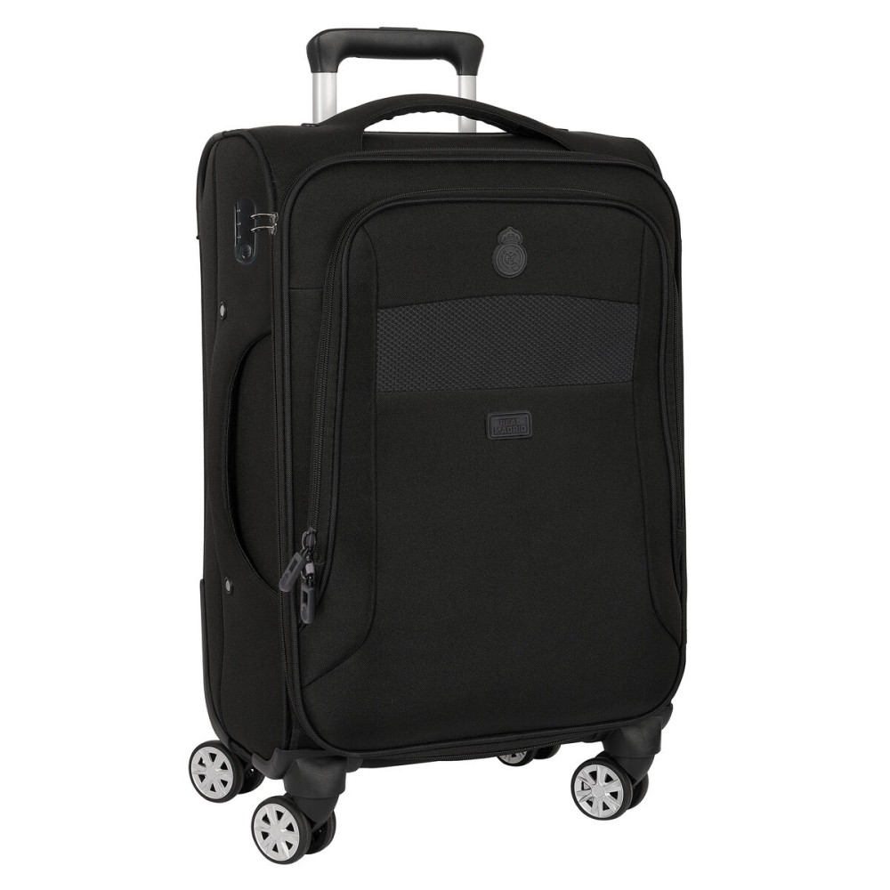 Trolley de Cabină Real Madrid C.F. Premium Negru 20'' 35 x 51 x 20 cm