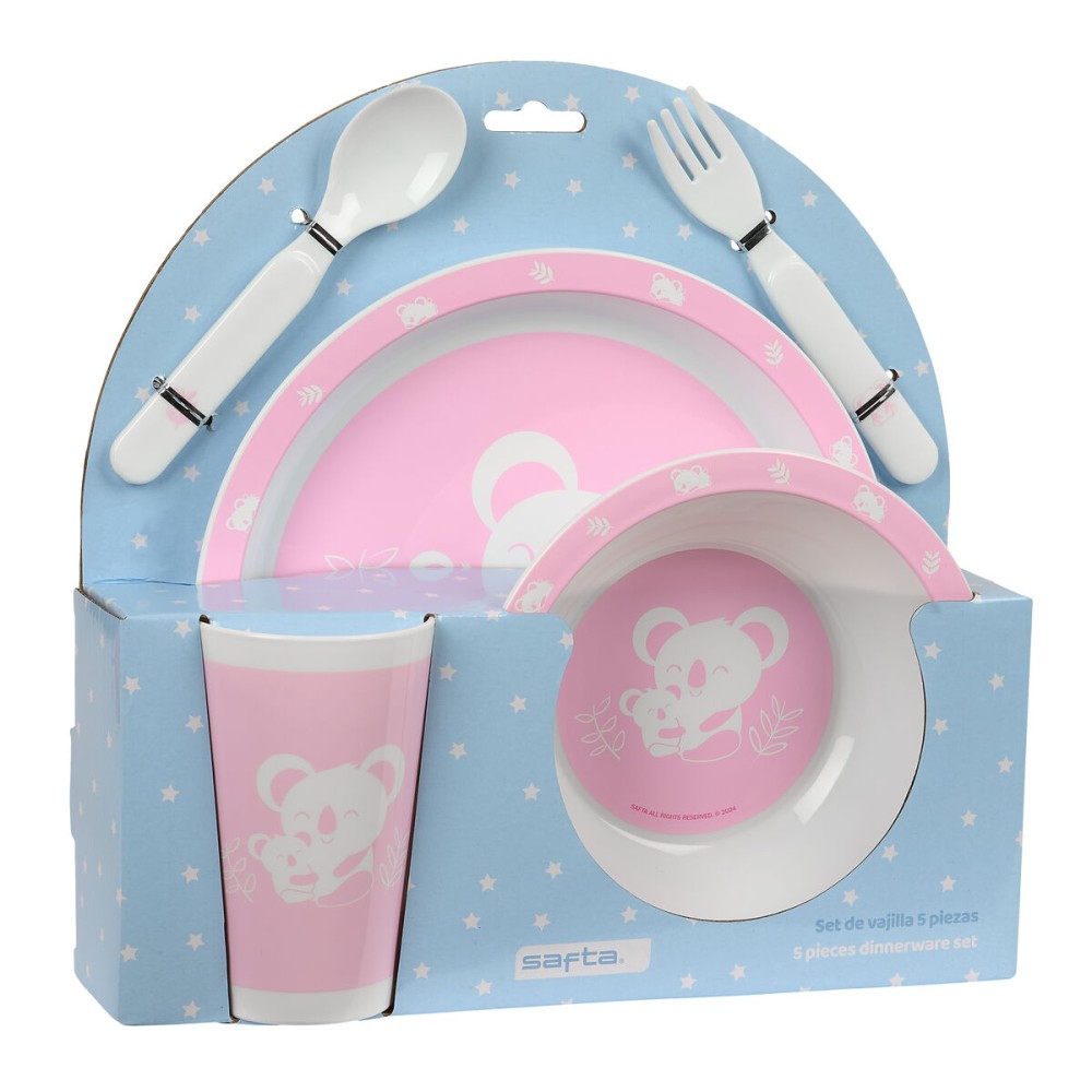 Set de veselă pentru copii Safta Koala Poliester 26 x 26 x 9 cm