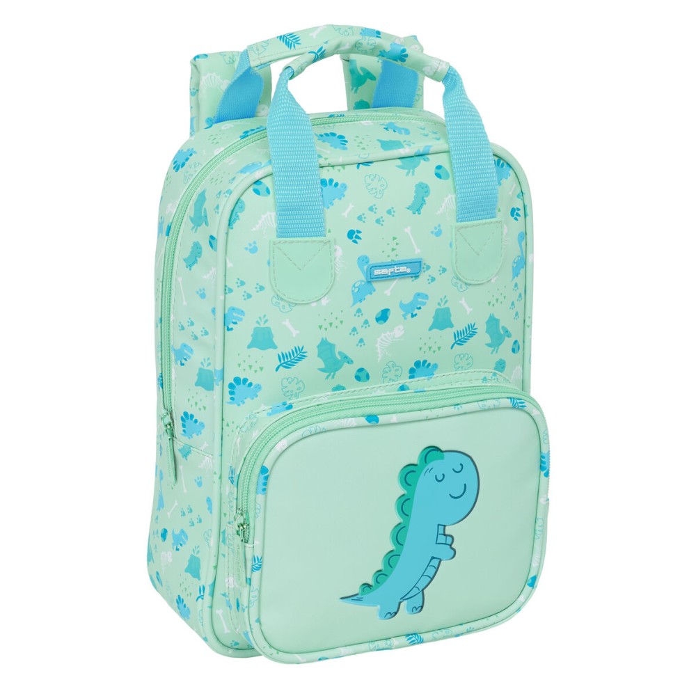 Rucsac pentru Copii Safta Dino Verde 20 x 28 x 8 cm