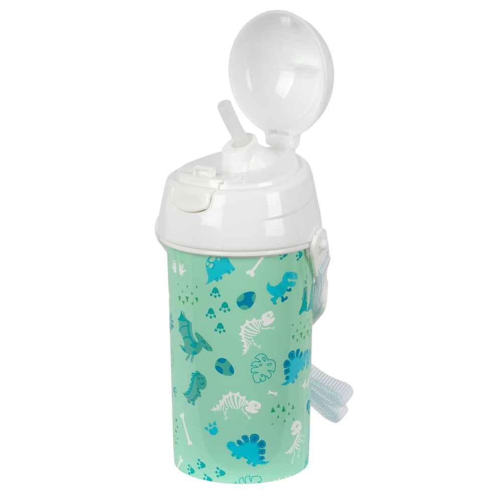 Sticlă de apă Safta Dino Verde PVC 500 ml
