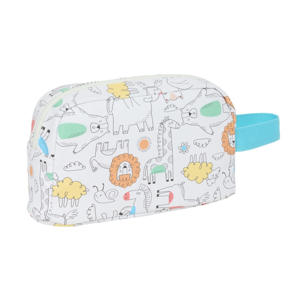 Geantă Termoizolantă pentru Gustări Safta Zoo Bej 21,5 x 12 x 6,5 cm