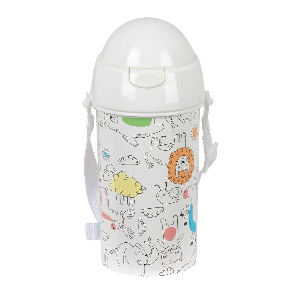 Sticlă de apă Safta Zoo Bej PVC 500 ml