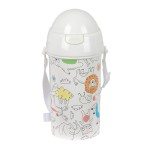Sticlă de apă Safta Zoo Bej PVC 500 ml