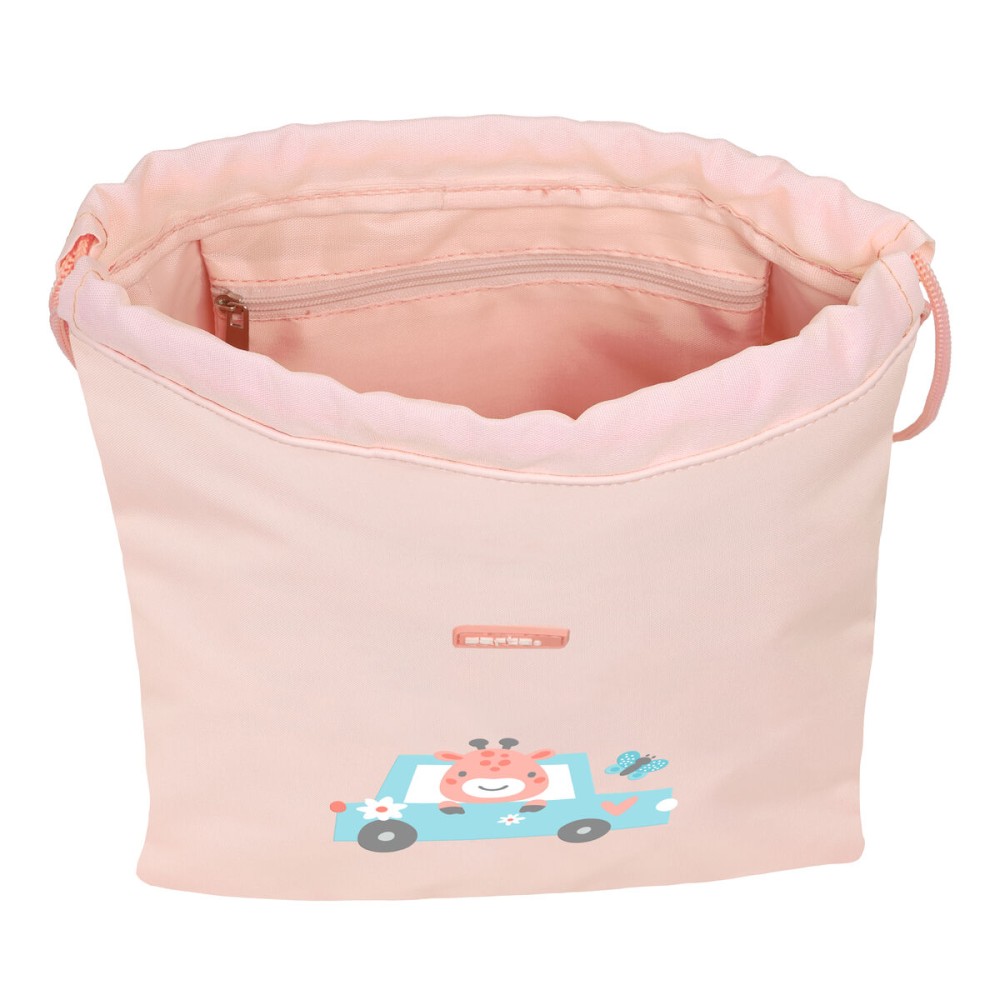 Geantă Rucsac cu Bretele Safta Jirafa Coral 26 x 34 x 1 cm