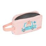 Geantă Termoizolantă pentru Gustări Safta Jirafa Coral 21,5 x 12 x 6,5 cm