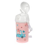 Sticlă de apă Safta Jirafa Coral PVC 500 ml