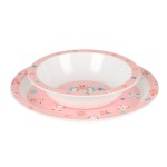 Set de veselă pentru copii Safta Jirafa Poliester 26 x 26 x 9 cm