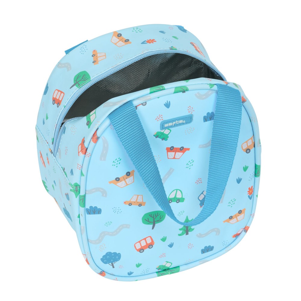 Geantă Termoizolantă pentru Gustări Safta Coches Albastru 19 x 22 x 14 cm