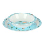 Set de veselă pentru copii Safta Coches Poliester 26 x 26 x 9 cm