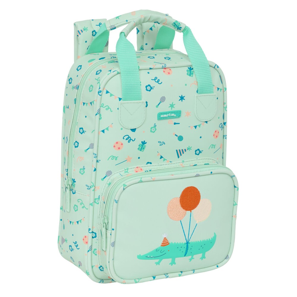 Rucsac pentru Copii Safta Fiesta Verde 20 x 28 x 8 cm