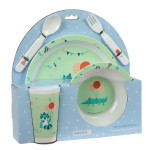 Set de veselă pentru copii Safta Fiesta Poliester 26 x 26 x 9 cm