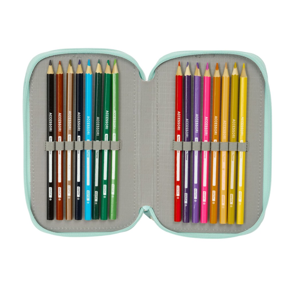 Penar cu Accesorii Disney Albastru 12,5 x 19,5 x 5,5 cm 37 Piese