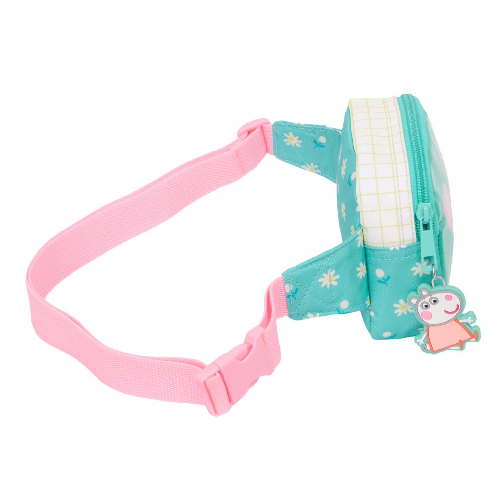 Borsetă Peppa Pig Pretty flowers Galben Mentă 14 x 11 x 4 cm