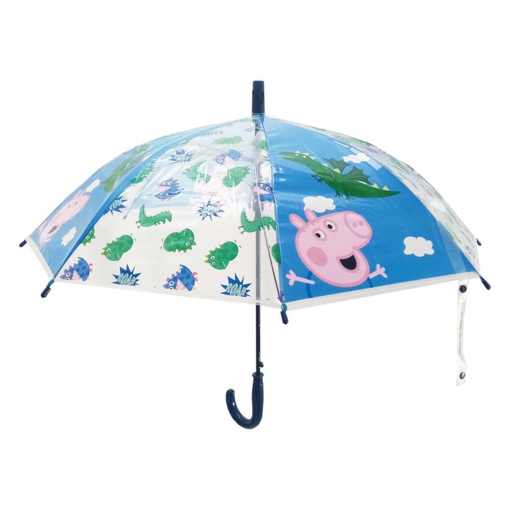 Umbrelă Peppa Pig Pretty flowers Galben Mentă Ø 76 cm
