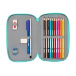 Penar cu Accesorii Peppa Pig Pretty flowers Galben Mentă 12.5 x 19.5 x 4 cm 29 Piese