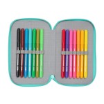 Penar cu Accesorii Peppa Pig Pretty flowers Galben Mentă 12.5 x 19.5 x 4 cm 29 Piese