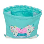 Geantă Rucsac cu Bretele Peppa Pig Pretty flowers Galben Mentă 26 x 34 x 1 cm