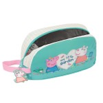 Geantă Termoizolantă pentru Gustări Peppa Pig Pretty flowers Galben Mentă 21,5 x 12 x 6,5 cm