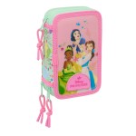 Penar cu Accesorii Disney Princess Bloom Roz Acvamarin 12,5 x 19,5 x 5,5 cm 37 Piese