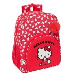 Ghiozdan Hello Kitty Iconic Alb Roșu 33 x 42 x 14 cm