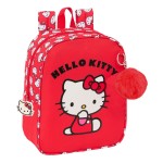 Ghiozdan Hello Kitty Iconic Alb Roșu 22 x 27 x 10 cm