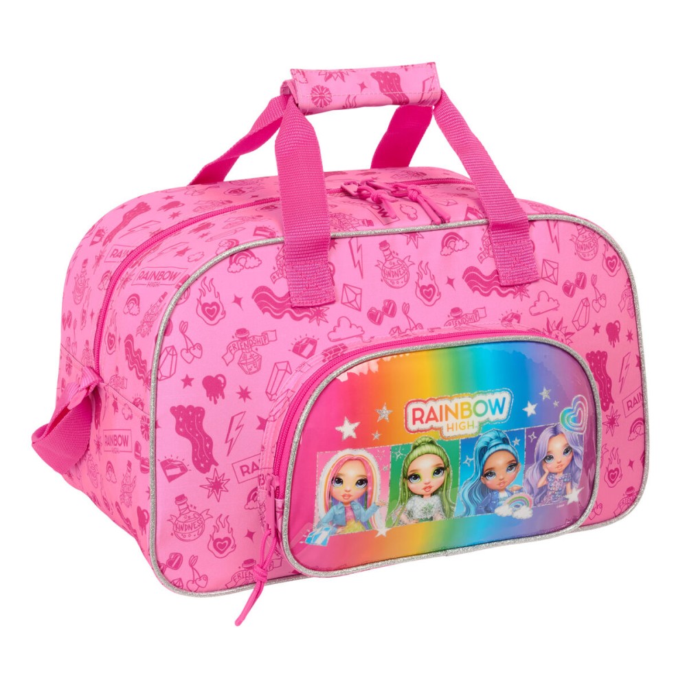 Geantă de Sport Rainbow High Shine Multicolor 40 x 24 x 23 cm
