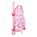 Ghiozdan cu Roți Minnie Mouse Naive Roz 20 x 28 x 8 cm