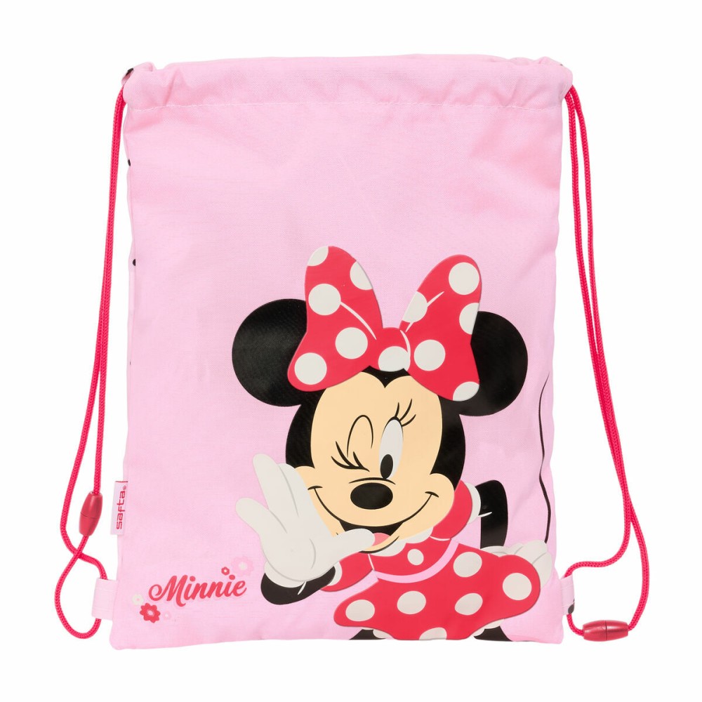 Geantă Rucsac cu Bretele Minnie Mouse Naive Roz 26 x 34 x 1 cm