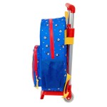 Ghiozdan cu Roți Mickey Mouse Clubhouse Good day Albastru 28 x 34 x 10 cm