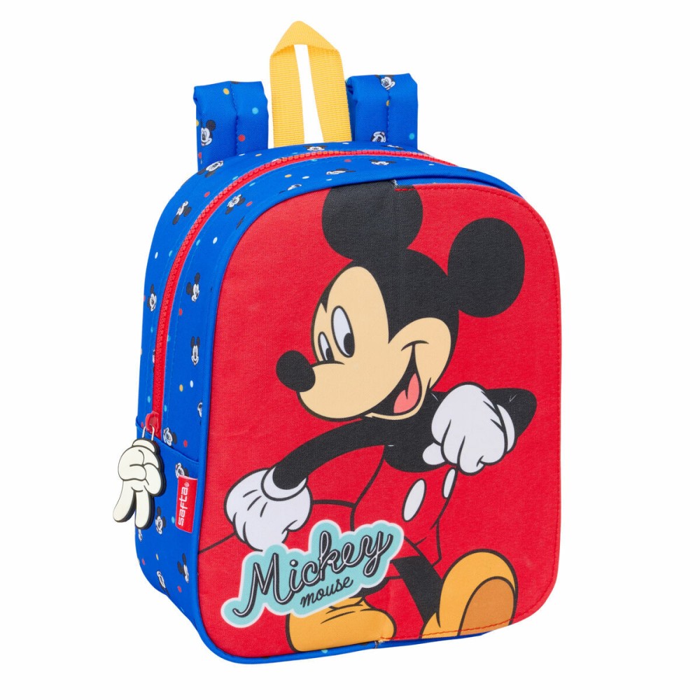 Ghiozdan Mickey Mouse Clubhouse Good day Albastru 22 x 27 x 10 cm