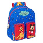Ghiozdan Mickey Mouse Clubhouse Good day Albastru 28 x 34 x 10 cm
