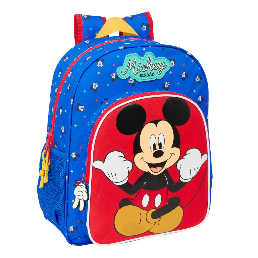 Ghiozdan Mickey Mouse Clubhouse Good day Albastru 32 x 38 x 12 cm
