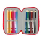 Penar Triplu Mickey Mouse Clubhouse Good day Albastru 12,5 x 19,5 x 5,5 cm 37 Piese