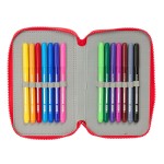 Penar Triplu Mickey Mouse Clubhouse Good day Albastru 12,5 x 19,5 x 5,5 cm 37 Piese