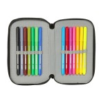 Penar cu Accesorii Spider-Man Attack Negru 12,5 x 19,5 x 5,5 cm 37 Piese