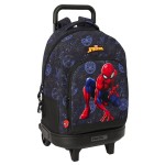 Ghiozdan cu Roți Spider-Man Attack Negru 33 x 45 x 22 cm