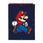 Biblioraft Super Mario Trick Roșu Albastru închis A4 26 x 33.5 x 2.5 cm