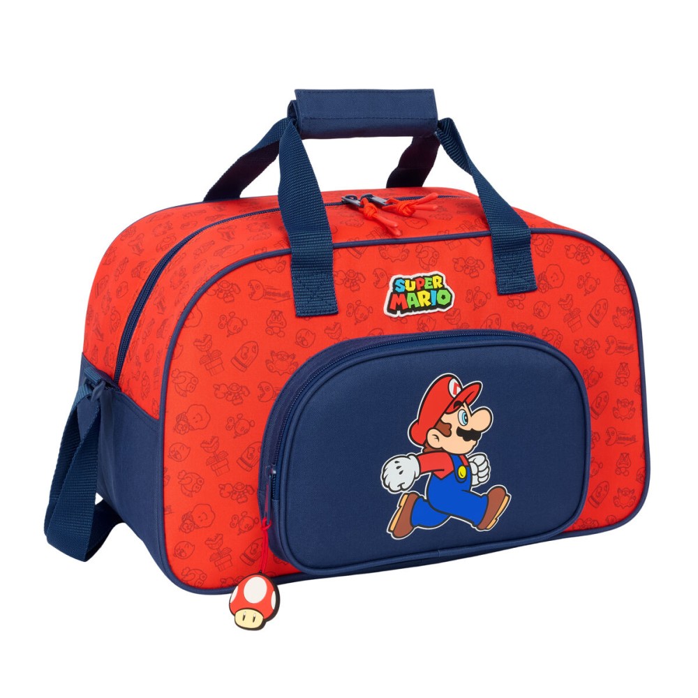 Geantă de Sport Super Mario Trick Roșu Albastru închis 40 x 24 x 23 cm