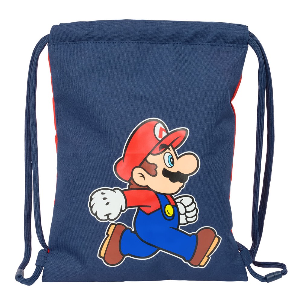 Geantă Rucsac cu Bretele Super Mario Trick Roșu Albastru închis 26 x 34 x 1 cm