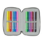 Creion dublu Batman Game over Negru 12.5 x 19.5 x 4 cm Creion dublu 29 Piese