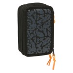 Penar Triplu Naruto Negru 12,5 x 19,5 x 5,5 cm 37 Piese