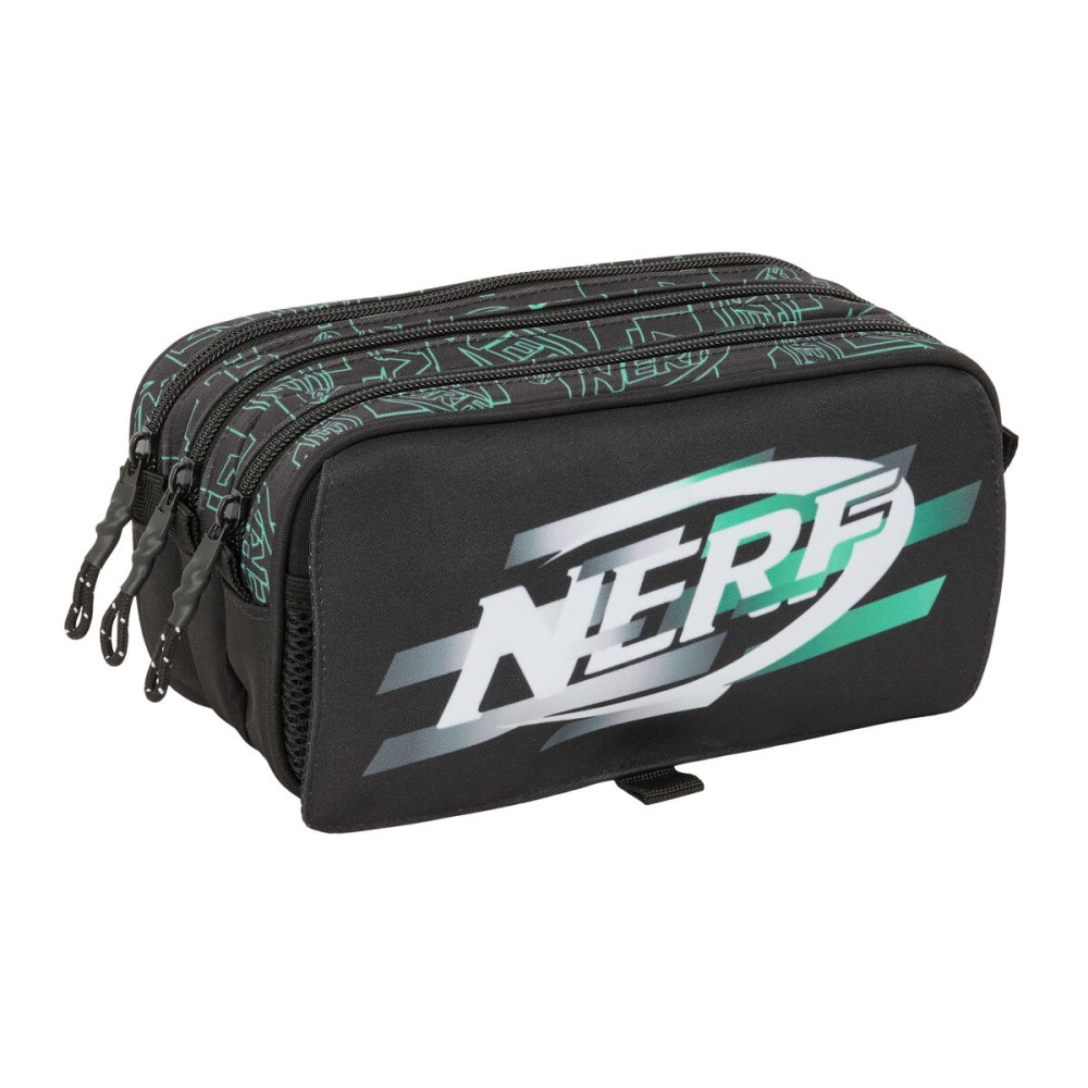 Penar triplu Nerf Game Negru 21,5 x 10 x 8 cm
