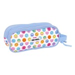 Penar dublu Smiley Joyful Multicolor Albastru deschis 21 x 8 x 6 cm